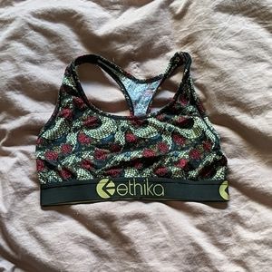 Cool snake sporty bralette